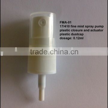 17/410 plastic fine mist sprayer