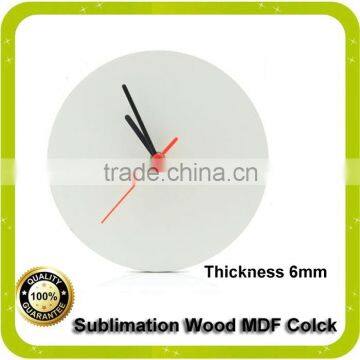 Heat transfer wall clock MDF blank