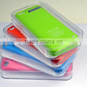 External Backup Battery Back Cover Charger Power Bank Case For iPhone 5