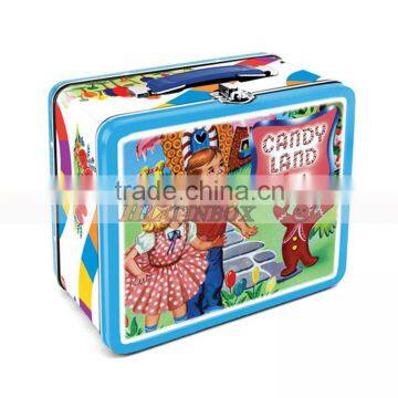 Lunch Tin Box with Handle