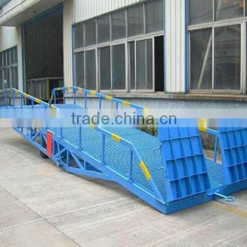 6-12 tons 0.9-1.7m container loading ramp mobile dock ramp