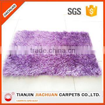 feather shaggy long pile microfiber chenille rug