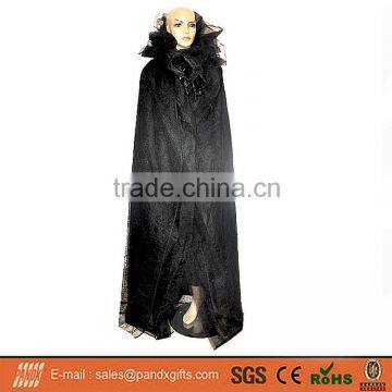 2016 New Design Halloween custumes Black Cape Disfrace for Halloween Decorative Party