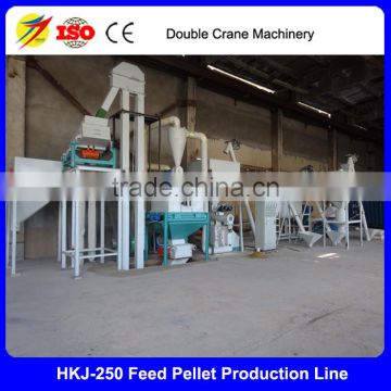 Broiler poultry feed pellet production line ,Output 1-1.5t/h