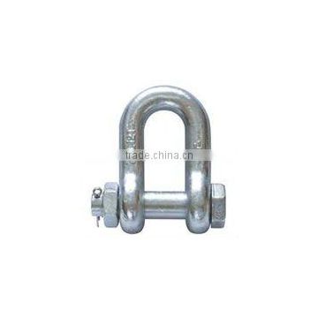 screw pin or bolt type steel d shackle