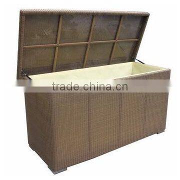 Outdoor Wicker Rattan Cushion Box with Waterproof