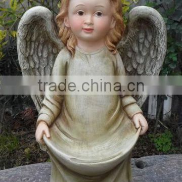 Resin garden angel sculpture