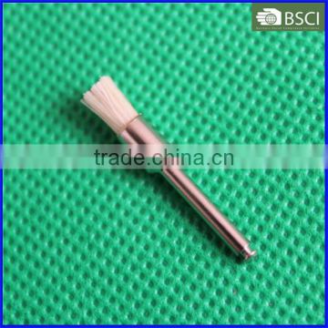 Curve Handpiece Pencil Brush,Latch Style Flat Dental Prophy Brush,Bristle Prophy Brush