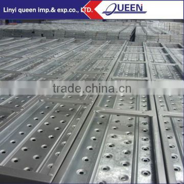 No skid surface steel plank,perforated scaffolding steel plank for skid protection