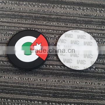 china high quality fancy custom embossed rubber patch