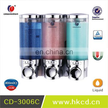300*3ml Hand Pump Soap Dispenser Hotel Shampoo Dispenser CD-3006C