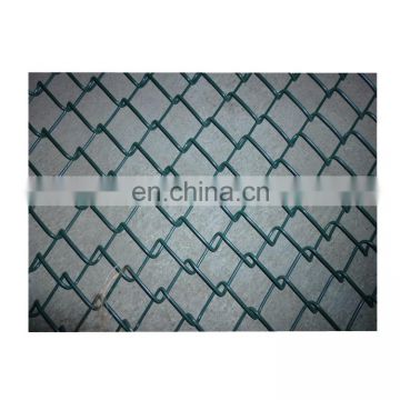 PVC Coated Plastic Football Fence Chain Link Wire Mesh In Roll
