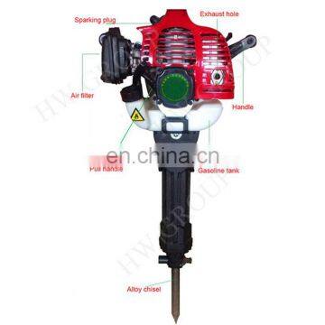 52cc petrol driven jack hammer for concrete breaking