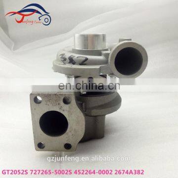 GT2052S turbo 727265-5002S 2674A382 Turbocharger for Perkins Industrial Caterpillar 3054 T4.40 Engine