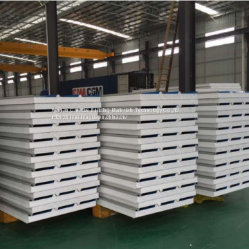 Color Steel Temp Fence EPS Sandwich Panel for Prefab House Wall and Roof