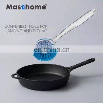 Masthome New Design Transparent clean dish scrubber brush for hosehould cleaning