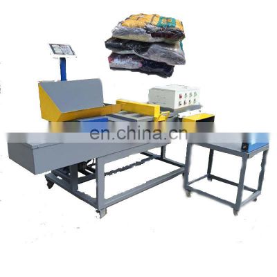 New pattern Small weighing old clothes and rags baler machine