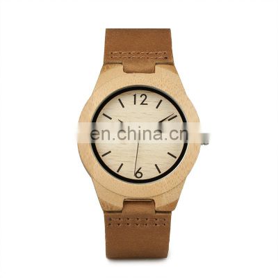 Top Gift Natural BOBO BIRD Custom Watches Wood Bamboo Wood Watches Women Hour Clock