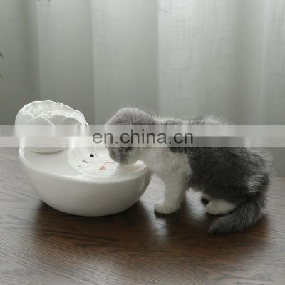 Manufacturing Customized Latest Filling Ceramic Automatic Cat Water Fountain