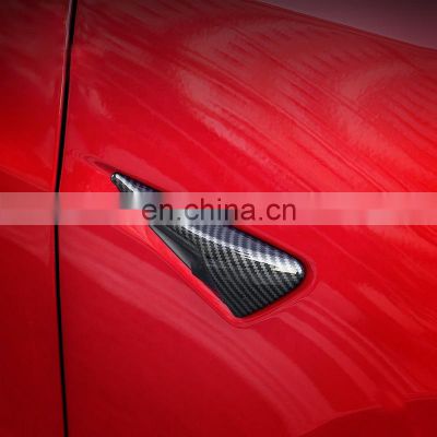 Factory Supply 2pcs Side Camera Protective Cover For Tesla Model 3 Decoration Cover Accessories