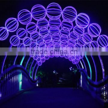 Beautiful arches christmas lights for street