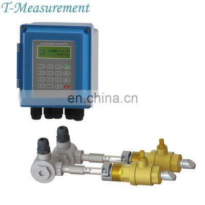 Taijia non contact wall mounted flow meters TUF-2000b wall mounted flowmeters fixed ultrasonic flow meter