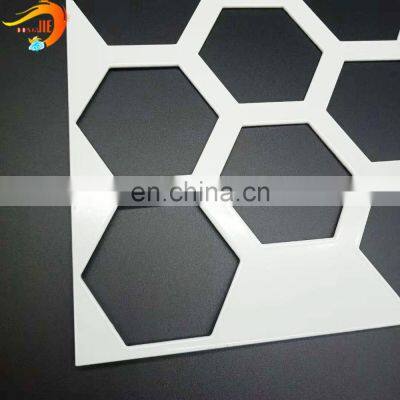 Exterior decorative security hexagonal perforated screen fence producer