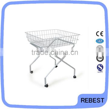 Promotion cage basket with two wheels