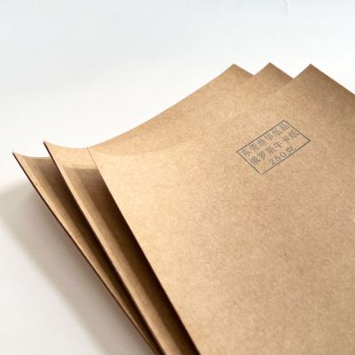 Pure Wood Pulp Recycled Brown Paper Russian For Making Carton Box