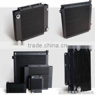 plate fin radiator for compressor