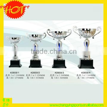 High Quality! EUROPE Design Metal Trophy Cup Trophies And Awards Plastic Base 2859