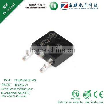 Genuine original NTB45N06T4G TO252-3 N-channel MOSFET 45A 60V NPN