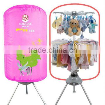 2012 hot sale round portable clothes dryer ,home use machine