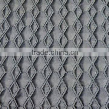 Quilted thermal fabric,winter coat fabric, three layers of quilted fabric