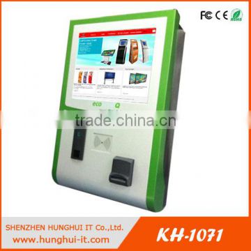 17'' Lobby Touch Screen Wall Mounted Computer Kiosk