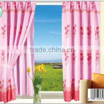 YH112 10 years top-rated golden seller newest 100% polyester printed finished curtain