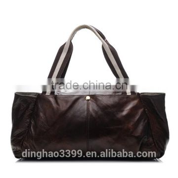 China Customized brown travel bag vintage Waterproof PU Travel Bag