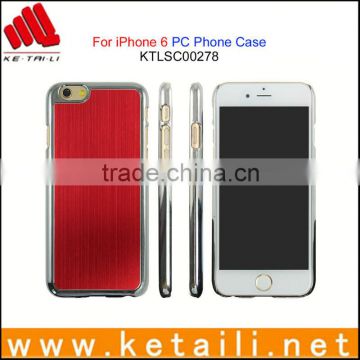 For iPhone 6 Unique Design PC Electroplating Mobile Phone Case Factory