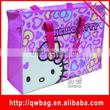 The hot sell customized hello kitty colorful recycled bags