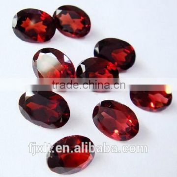 4*6mm Mozambique oval red garnet stone