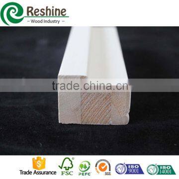 Primed Paulownia shutter components from China