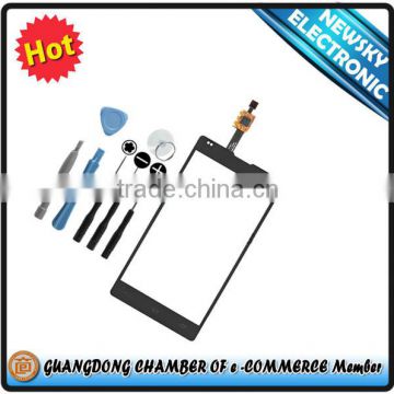 China supplier price for lg optimus g f180 lcd touch screen glass