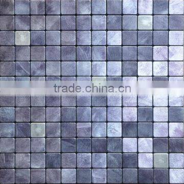 standard size 23x23 Brushed aluminium mosaic tile