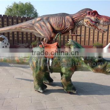 VGQC49-park rides animatronic dinosaur kids ride on