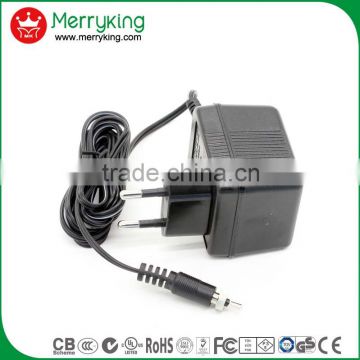Premium wall mounted 24v 1a ac to ac/ac 24 volt 12 volt linear adapter