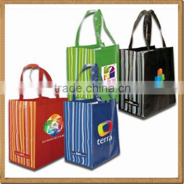 rpet striped tote bag full-color(2W-1709)