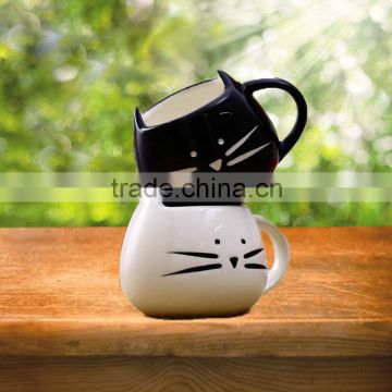 ceramic 3d cat mug in cat design coffee cup