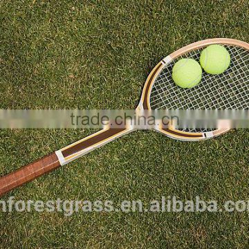 Green high density sports artificial grass for tennis