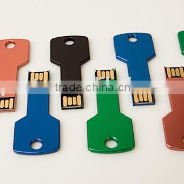 16GB Metal Colorful Key Flash Drive USB 2.0 Memory U Disk Thumb Pen Stick