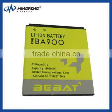 Cell phone battery gb/t 18287-2013 for sony BA900